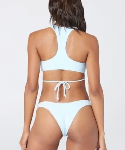 L*Space Terry Cabana Bottom In Sky Blue Bottoms