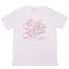 BikiniBird Part Time Hippie Tee In White/Pink BikiniBird Exclusives