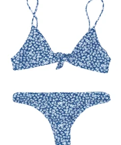 Tops Aila Blue Cathedral Top In Teal Wildflower