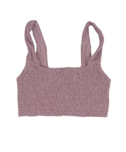 Aila Blue Pixie Top In Clam