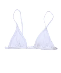 Tops Aila Blue Tangiers Top In White Rib