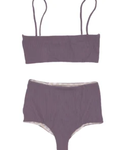 Tops MAI Underwear Mod Top In Orchid Ribbed