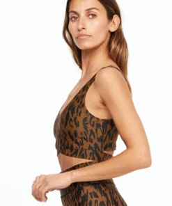 New The Upside Tropical Bowie Top In Honey