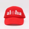 BikiniBird Exclusives BikiniBird Aloha Trucker Hat In Red/White