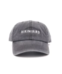 BikiniBird Baseball Hat In Washed Black