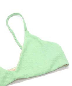 MAI Underwear Everyday Top In Emerald Ribbed