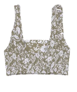 Swim Aila Blue Pixie Top In Botanica