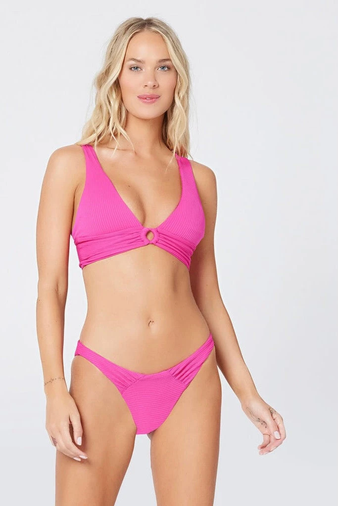 L*Space Sol Bottom In Bougainvillea - High-Waisted Bikini Bottoms for Women 5 L*Space Sol Bottom In Bougainvillea