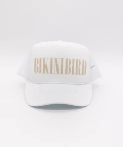 BikiniBird Trucker Hat In White BikiniBird Exclusives
