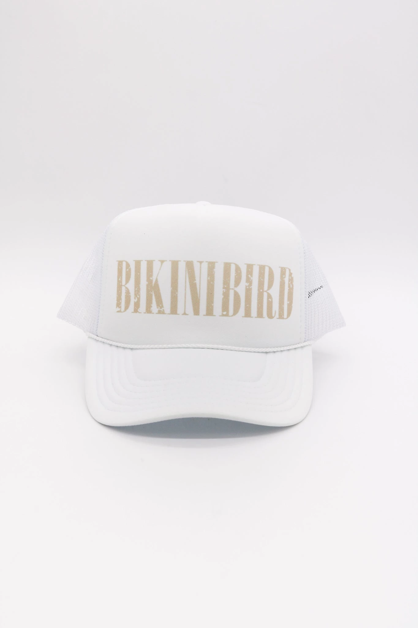 BikiniBird Trucker Hat - White | BikiniBird Exclusives | Stylish & Comfortable Hat 3 BikiniBird Trucker Hat In White BikiniBird Exclusives