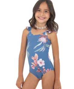 Malai Swimwear Malai Kid's Gales One Piece In Protea Mini