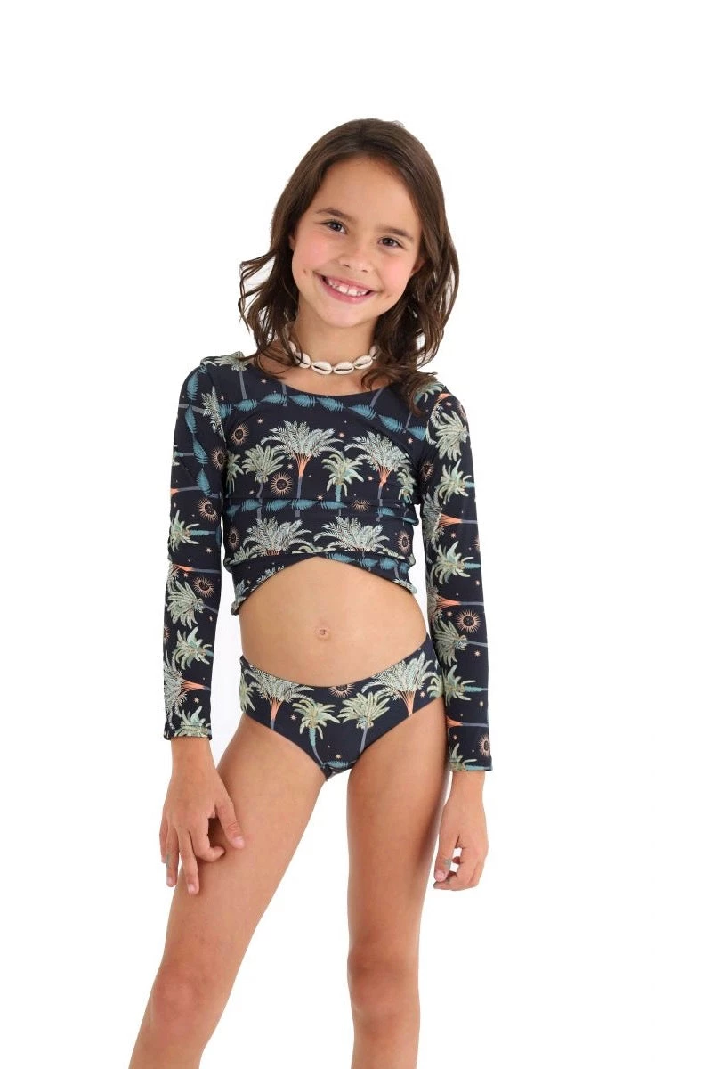 Malai Swimwear Mini Malai Kids Stardust Set In Palm - Stylish Kids Swimwear 3 Malai Swimwear Mini Malai Kids Stardust Set In Palm