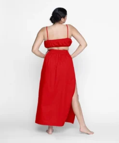 Mikoh Swimwear Clothing Mikoh Tansy Maxi Dress In Poppy