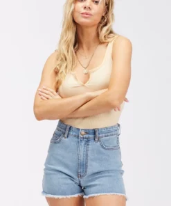 Denim Billabong So Cheeky Short In Sweet Blue