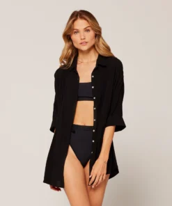 L*Space Pacifica Tunic In Black Clothing