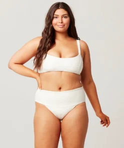 L*Space Desi Bottom in Cream - High-Waisted Swim Bottoms for Women 18 Bottoms L*Space Desi Bottom In Cream