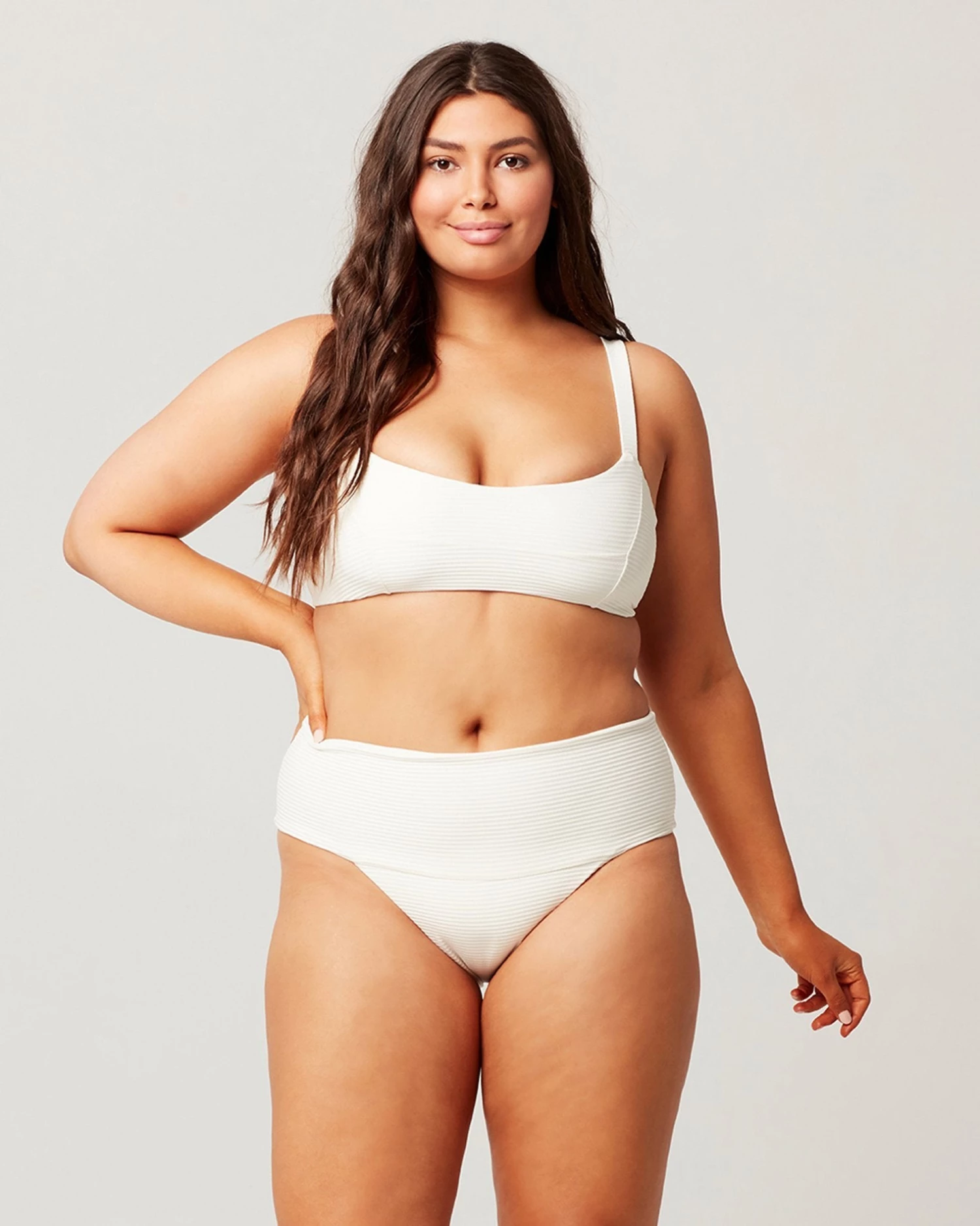 L*Space Desi Bottom in Cream - High-Waisted Swim Bottoms for Women 10 Bottoms L*Space Desi Bottom In Cream