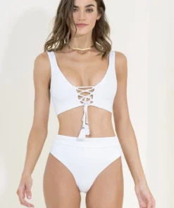 Maaji Suzy Q Bottom In Simply White Bottoms