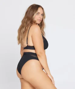 L*Space Sadie Top In Black Rib Tops