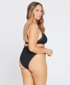 L*Space Palonia Bottom In Black Rib Bottoms