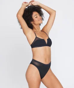 L*Space Sadie Top In Black Rib Tops