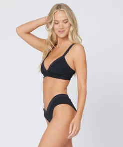 L*Space Vera Top In Black Rib Tops