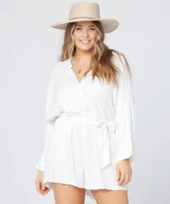 L*Space Coronado Romper In Cream
