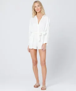 L*Space Coronado Romper In Cream
