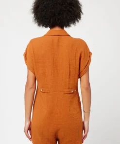 L*Space Mika Romper In Amber Clothing