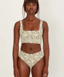 Swim Aila Blue Pixie Top In Botanica