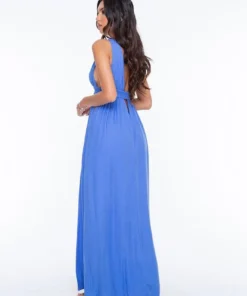 Indah Anjeli Maxi Dress In Iris