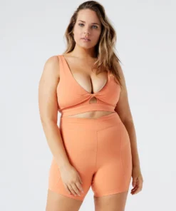 L*Space Do The Twist Bra In Sunset - High Support Activewear Bra for Women 22 L*Space Do The Twist Bra In Sunset Activewear