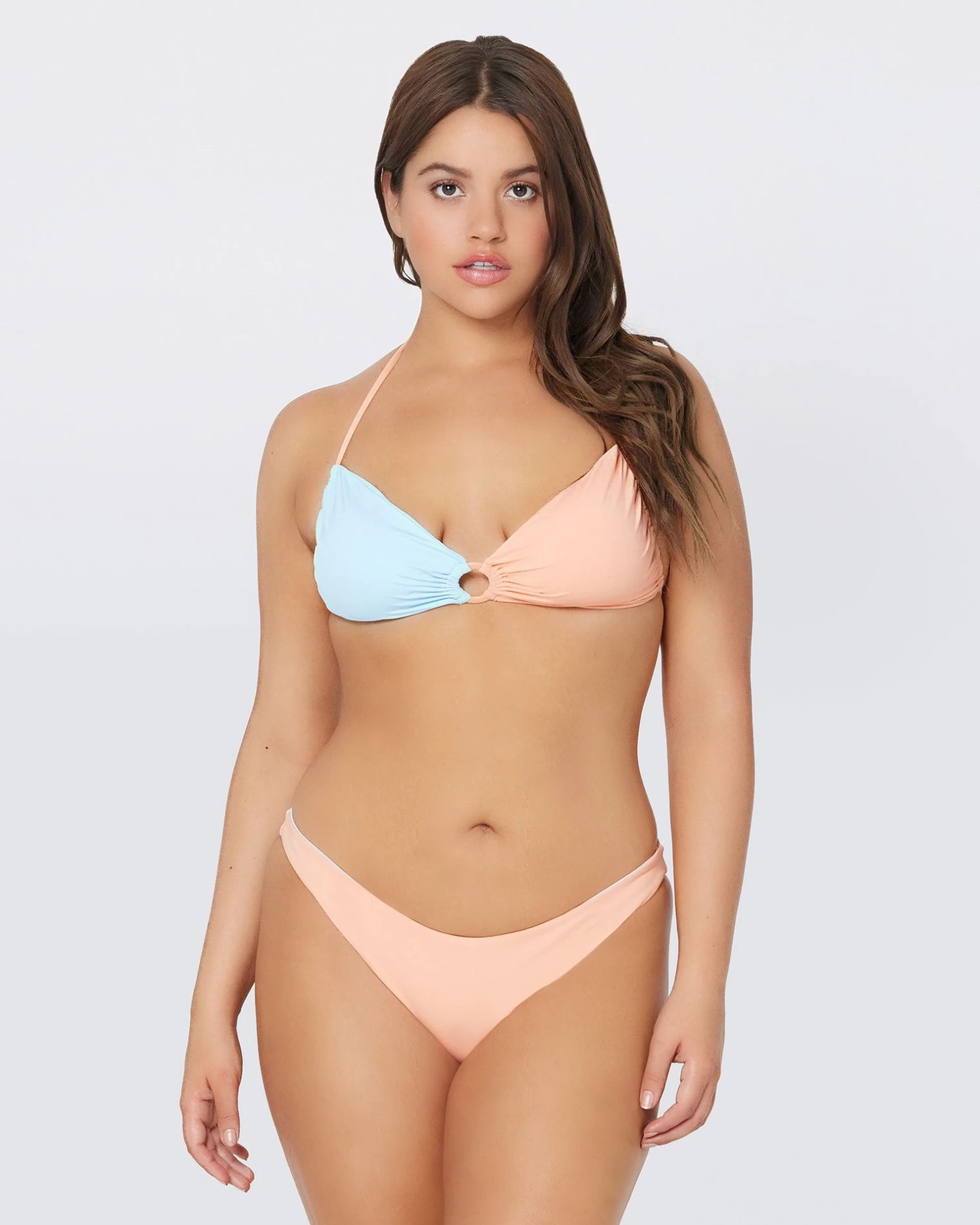 L*Space Freddie Top - Tangy & Sky Blue | Stylish Swimwear for Women 7 L*Space Freddie Top In Tangy / Sky Blue