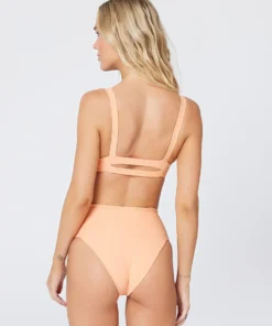 L*Space Jess Bikini Top In Eco Chic Tangy