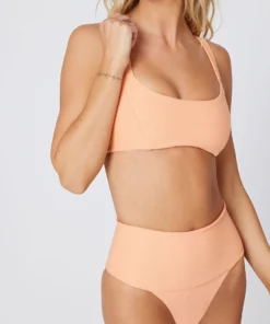 L*Space Jess Bikini Top In Eco Chic Tangy