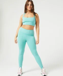 L*Space Chase Legging In Evergreen Activewear