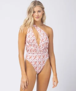 L*Space Allegra One Piece Swimsuit - Block Party Print | Stylish & Comfortable Swimwear 24 L*Space Allegra One Piece In Block Party One Pieces