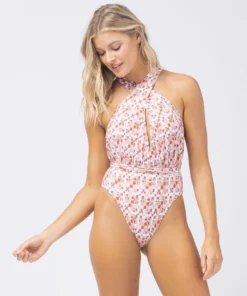 L*Space Allegra One Piece Swimsuit - Block Party Print | Stylish & Comfortable Swimwear 22 L*Space Allegra One Piece In Block Party One Pieces