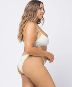 L*Space Pamela Top In Cream/Lemon Drop