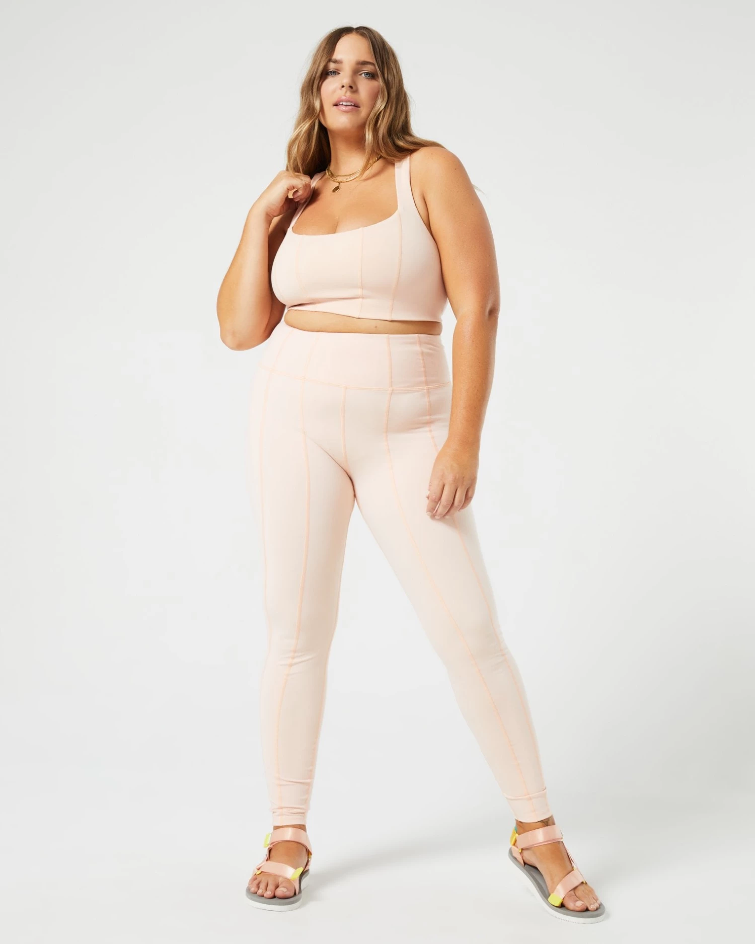 L*Space Chase Legging In Just Peachy - High-Waisted Yoga Pants for Women 5 L*Space Chase Legging In Just Peachy