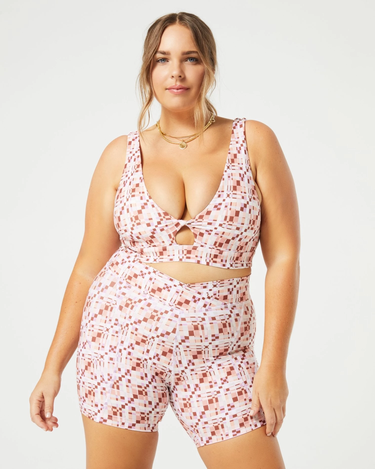 L*Space Do The Twist Bra - Block Party Activewear for Women 8 L*Space Do The Twist Bra In Block Party Activewear