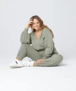 L*Space Seaglass Hoodie In Army Activewear