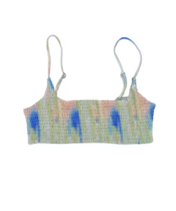 Aila Blue Alice Top In Acid Tie Dye