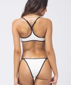 L*Space Tommy Bottom In Black/Cream Bottoms