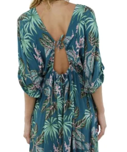 Malai Swimwear Malai Shona Maxi Dress In Mind Jungle Clothing