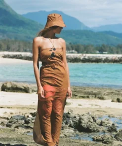 Margaret Rice Studio Sarong In Noix De Coco In Kahana Clothing & Accessories