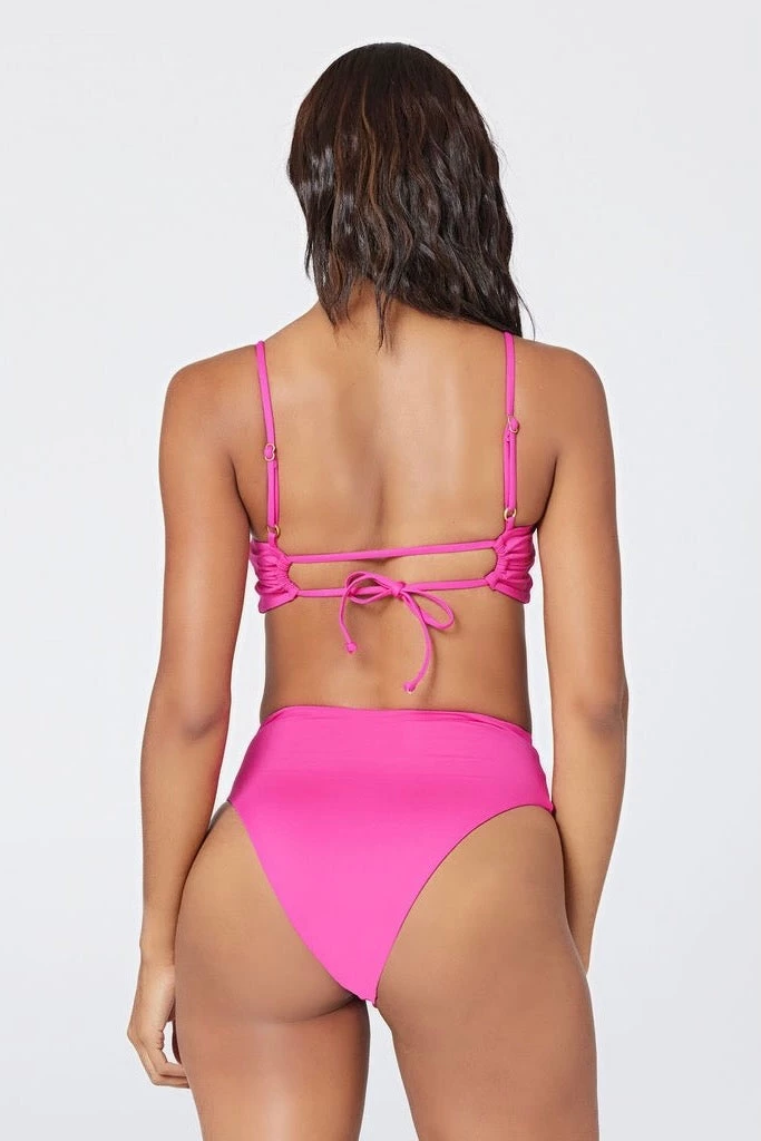 L*Space Nancy Lee Bottom in Bougainvilla - High-Waisted Swim Bottoms 3 L*Space Nancy Lee Bottom In Bougainvilla Bottoms