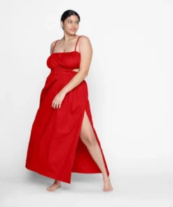 Mikoh Swimwear Clothing Mikoh Tansy Maxi Dress In Poppy
