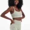 Vuori Clothing Activewear Vuori Mindset Bra In Eucalyptus