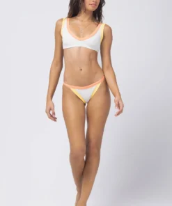 L*Space Lala Top In Cream/Lemon/Tangy